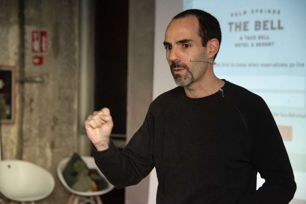 Juanjo Rodriguez is a prolific public speaker, always talking about the importance of Direct Bookings & Personalisation. — Photo by Shiji