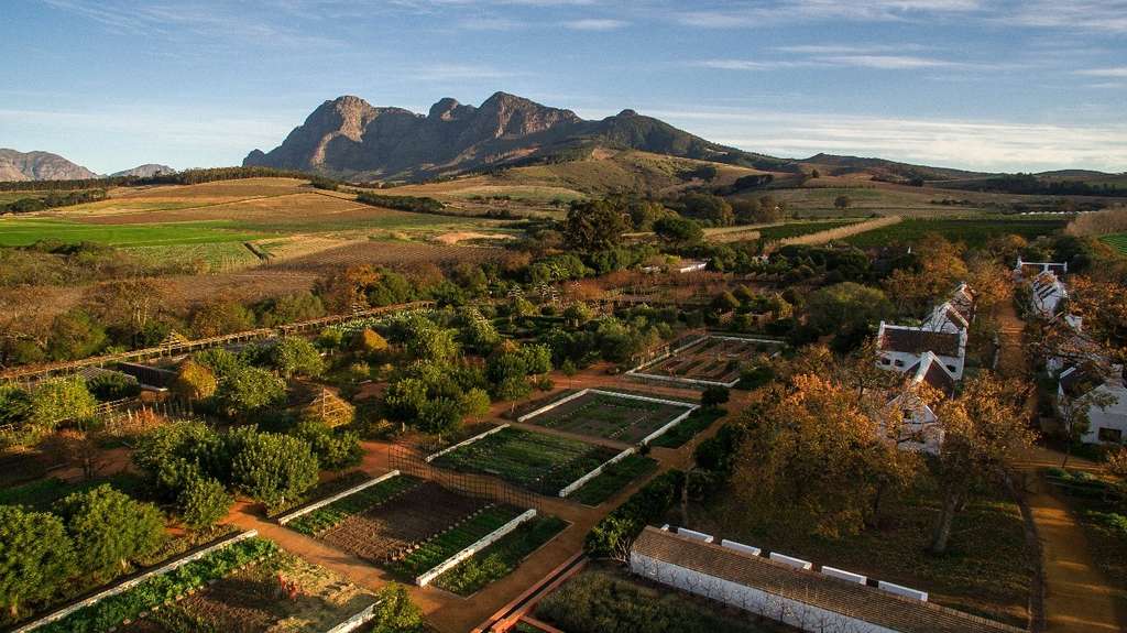 A bird's eye of the farm and surrounding Western Cape — Photo by Hotel Mogel Consulting Limited