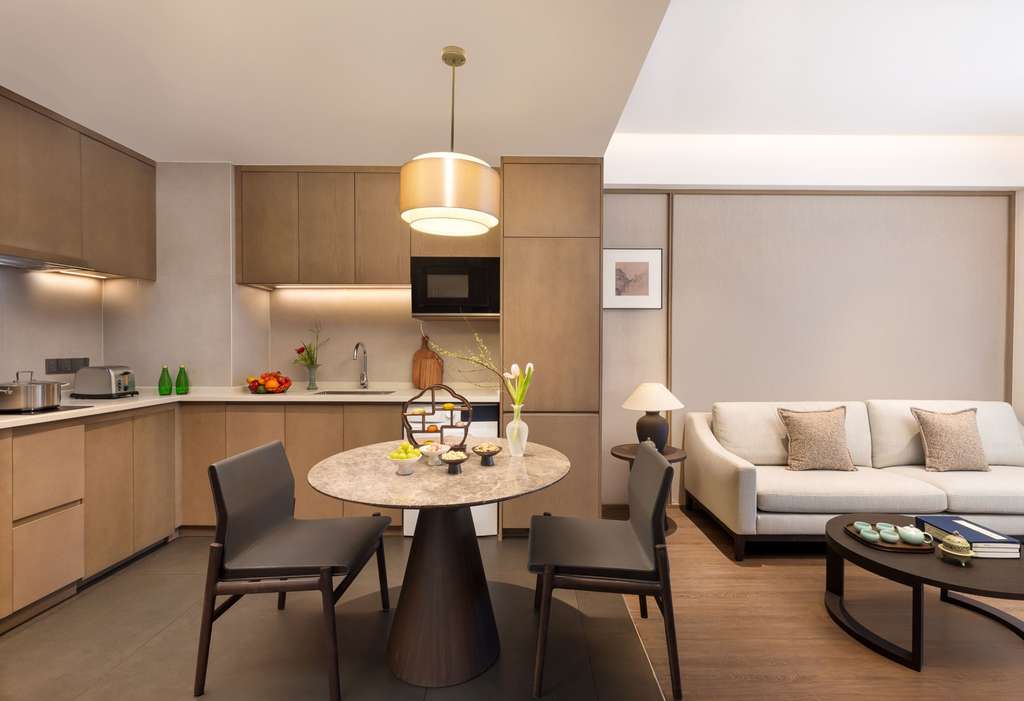 Each of the 261 units blends design inspirations from the Song Dynasty with luxury, creating a space that has both historical depth and modern comfort. — Photo by The Ascott Limited