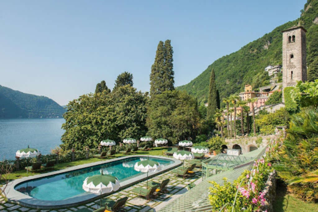 View over the pool area and lake— Source: Ricky Monti