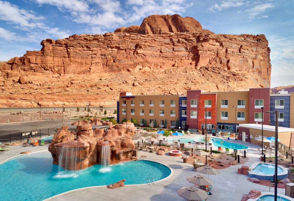 Marriott’s Fairfield Inn & Suites Moab reflects the beautiful Arches and Canyonlands National Parks.

 — Photo by Waterton