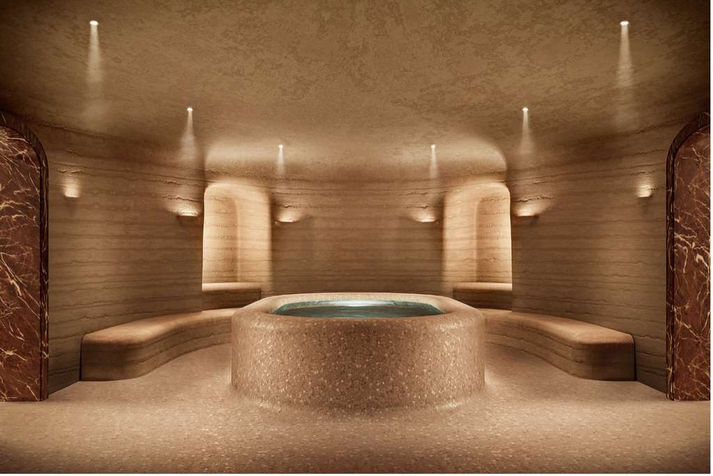 The caldarium at THE WELL Bay Harbor — Photo by Hotel Mogel Consulting Limited