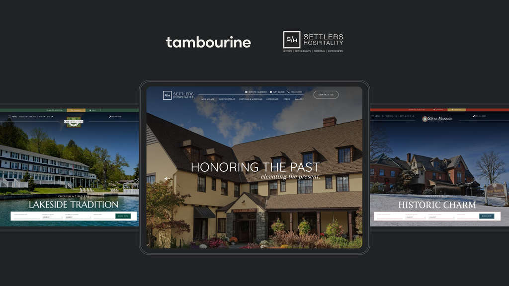 hospitalitynet.org - Tambourine - Tambourine and Settlers Hospitality Partner to Transform Digital Portfolio with Nine New Websites